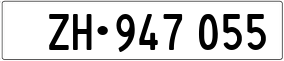 Truck License Plate
